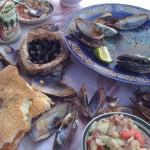 Barbecued muscles for lunch
